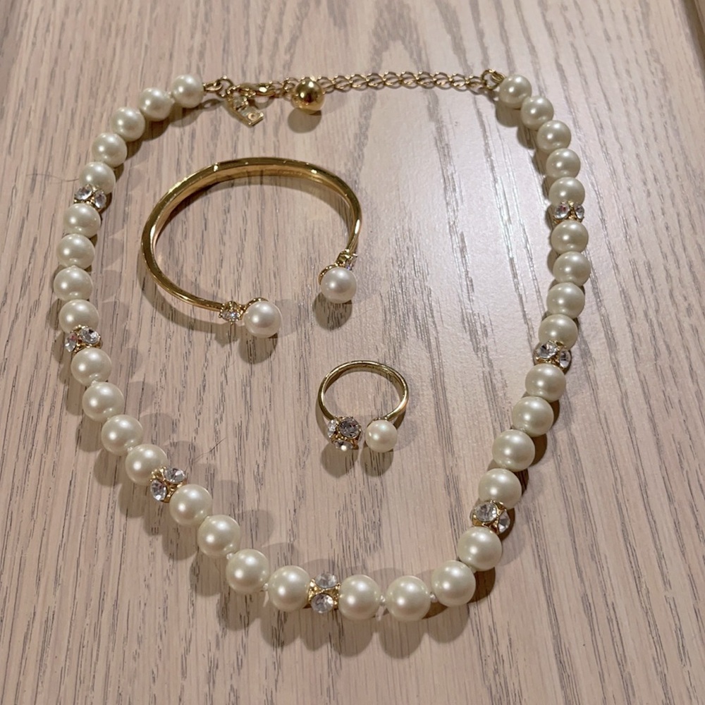 Kate Spade “Lady Marmalade” Jewelry Set. Ring Sz 8.